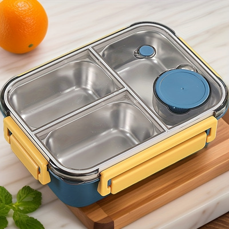 Leak-Proof 3-Layer Bento Box Set With Lid Tableware Microwave Safe - Revitalize Mind Body
