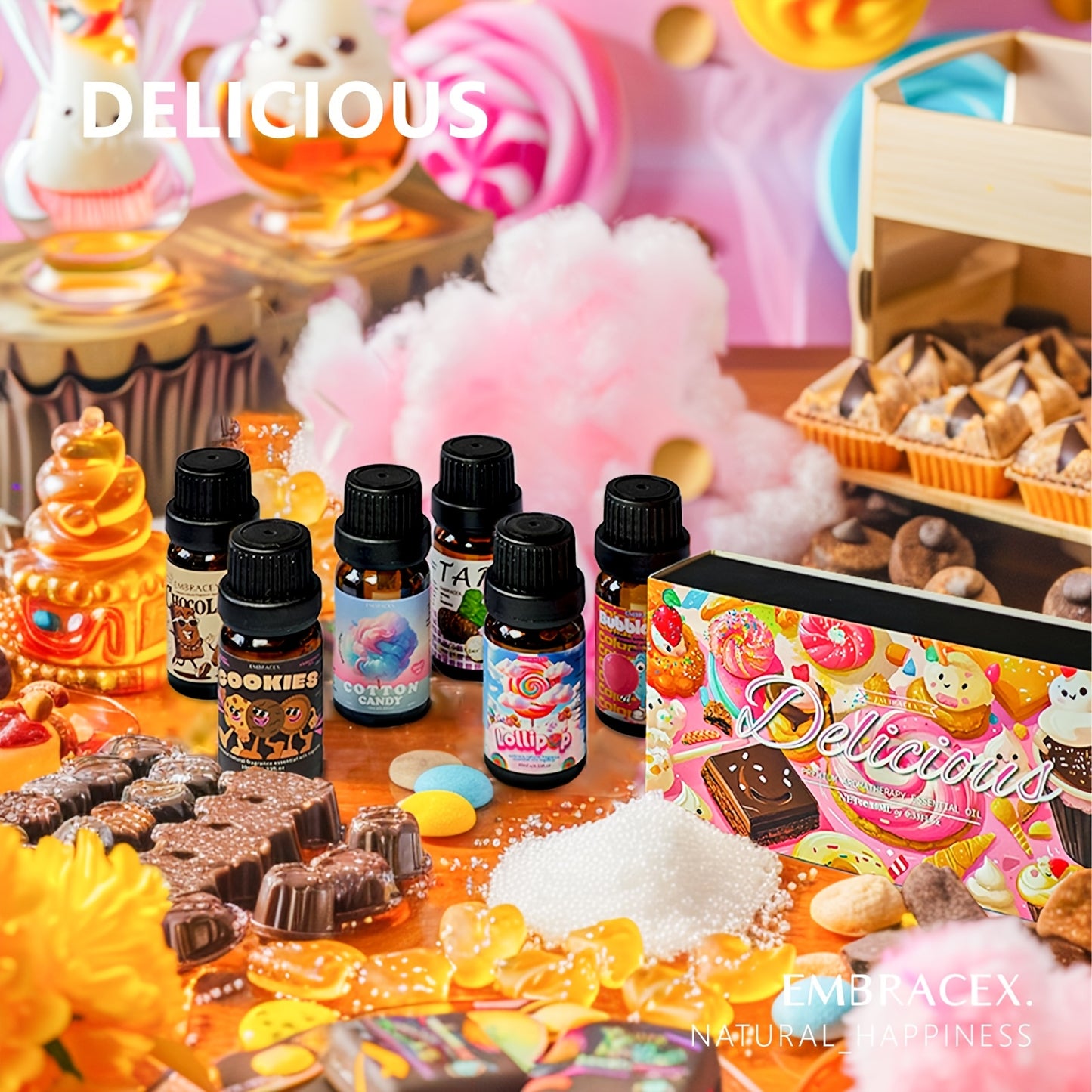 EmbraceX Essential Oil Gift Box Gourmet Fragrance Set