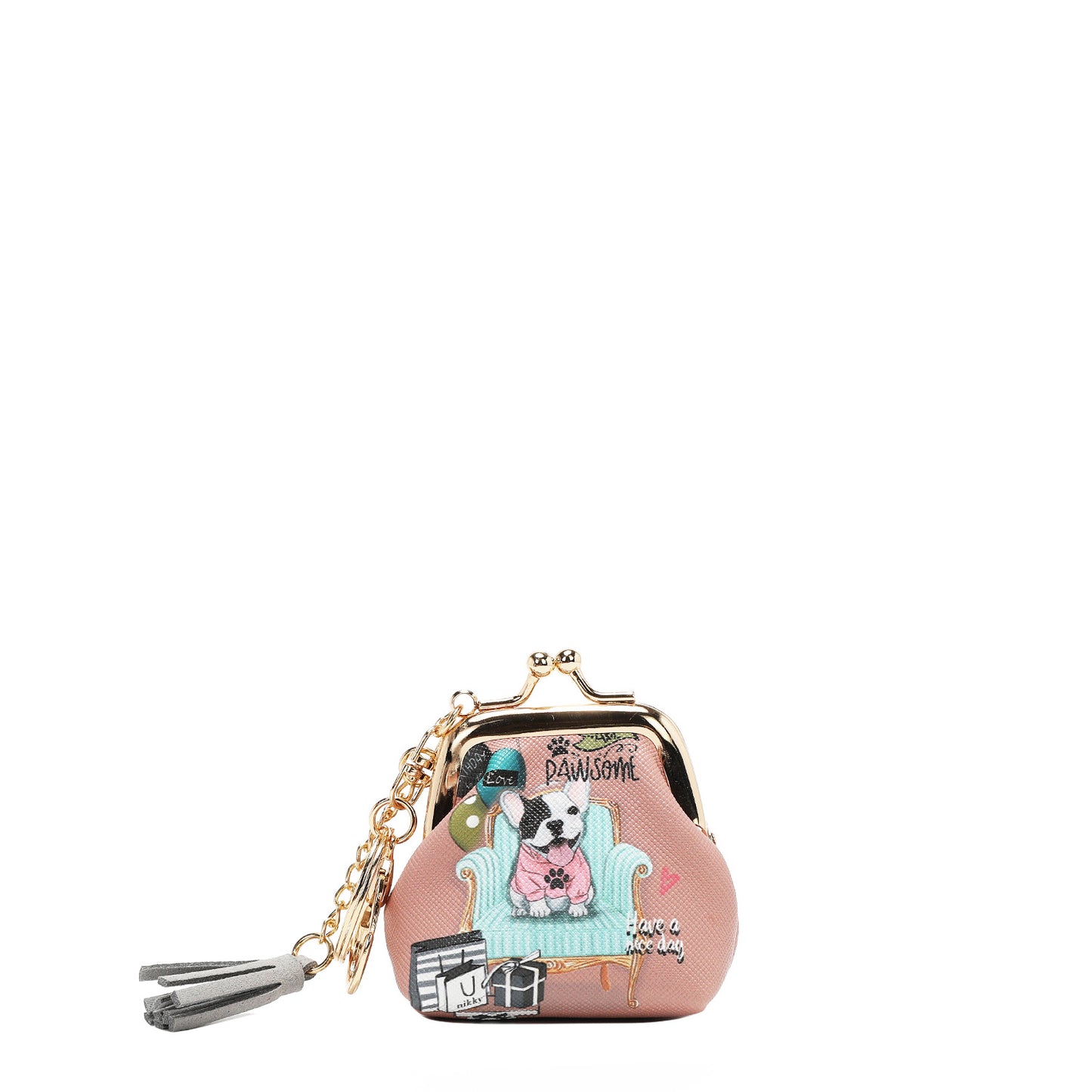 NIKKY Three Piece Gift Set Accessories Pouch Coin Purse Mirror - Revitalize Mind Body