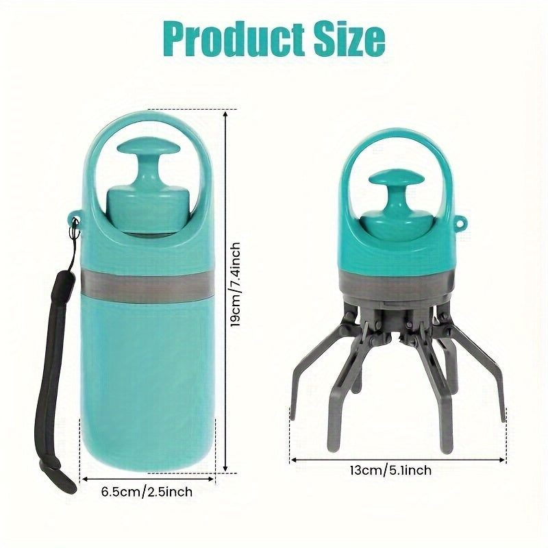 Portable Pet Poop Scooper with Built-in Bag Dispenser - Revitalize Mind Body
