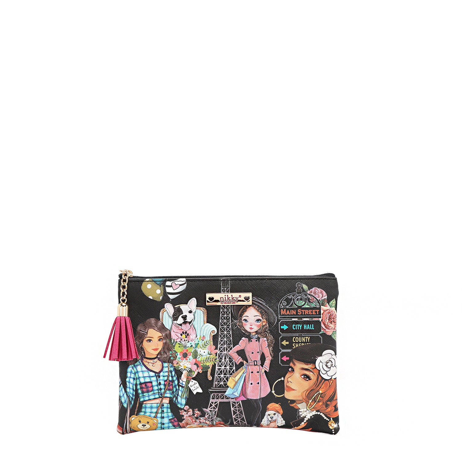NIKKY Three Piece Gift Set Accessories Pouch Coin Purse Mirror - Revitalize Mind Body