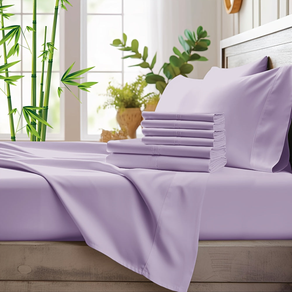 Cooling Bamboo Bed Sheet Set 2000TC Ultra Soft All Season