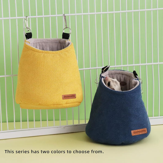 Sugar Glider Bed Pouch Soft Hanging Cage Bed Nest Fabric