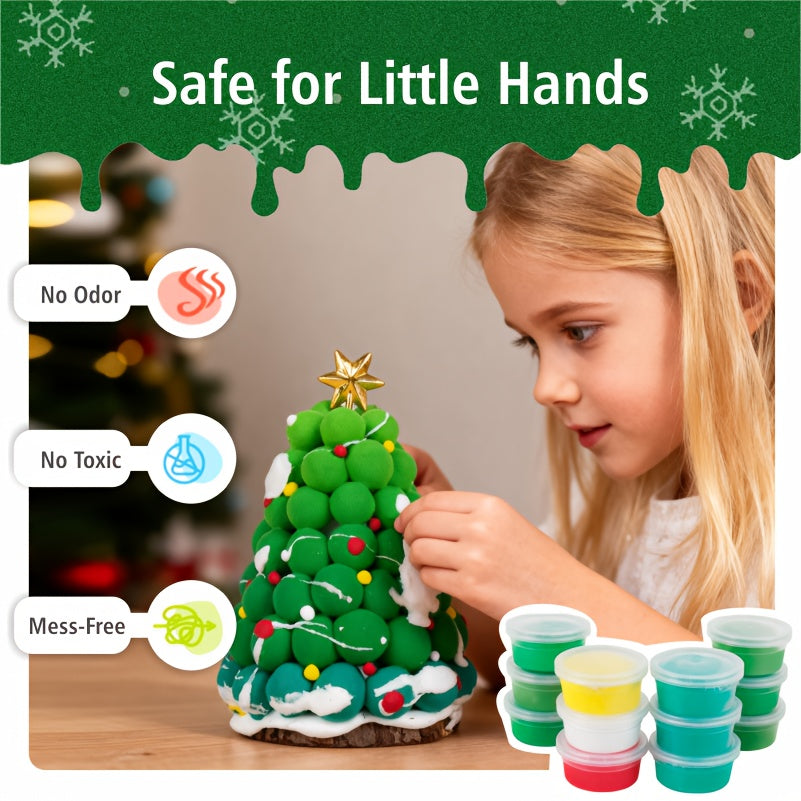 Christmas Tree DIY Craft Set Handmade Gift Box For Kids