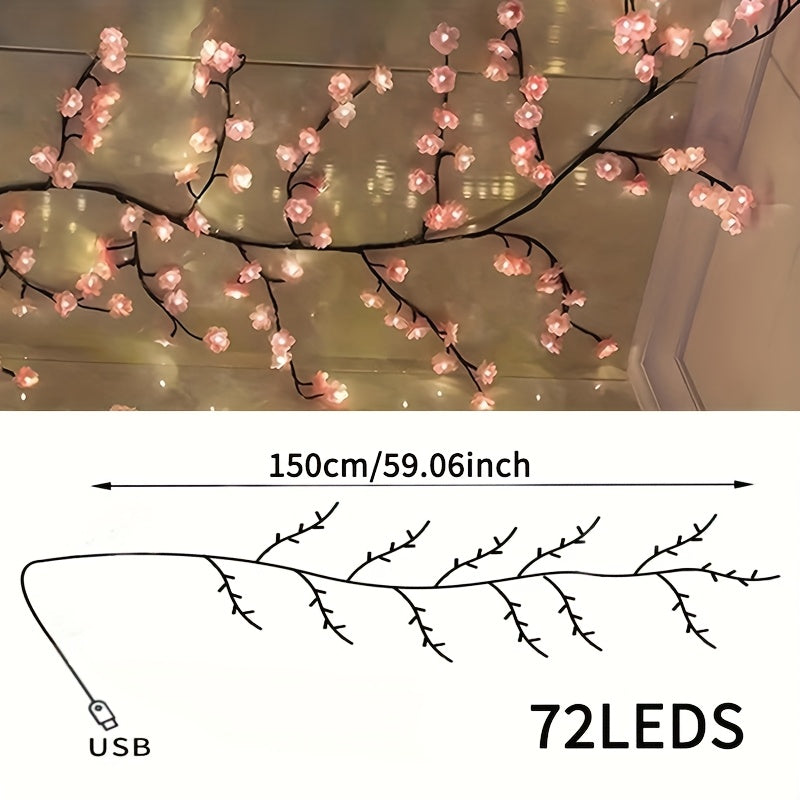 Kinpho Cherry Blossom LED Branch Lights USB Powered