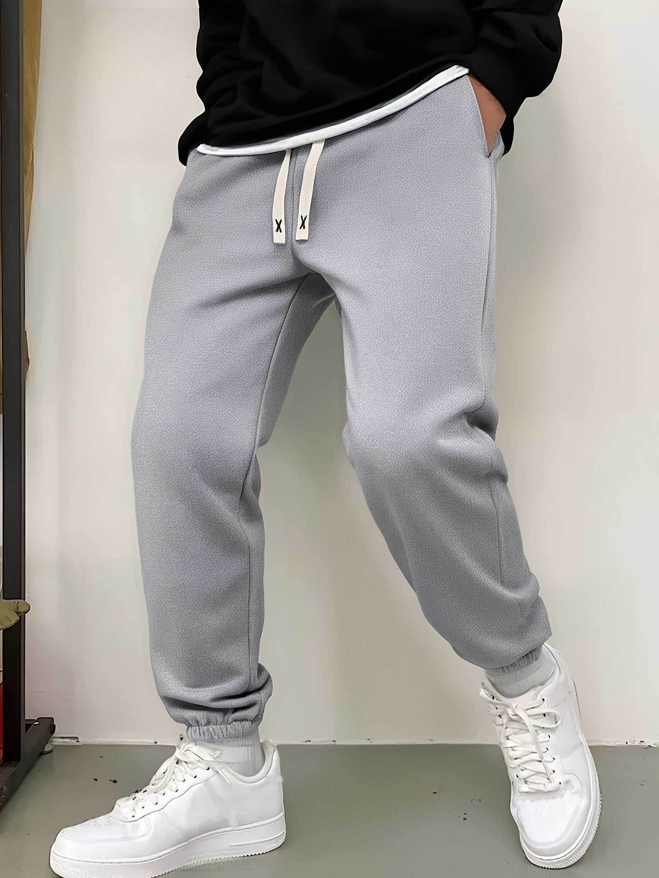 5pcs RANDOM Men'S Casual Jogger Pants-Comfortable Sweatpants For Everyday Wear, Workout, Or Lounging-Trendy Elastic Waistband With Drawstring, Pockets, Durable-Breathable Fabric-Perfect For Gym, Running, Or Casual Outings-Ava - Revitalize Mind Body