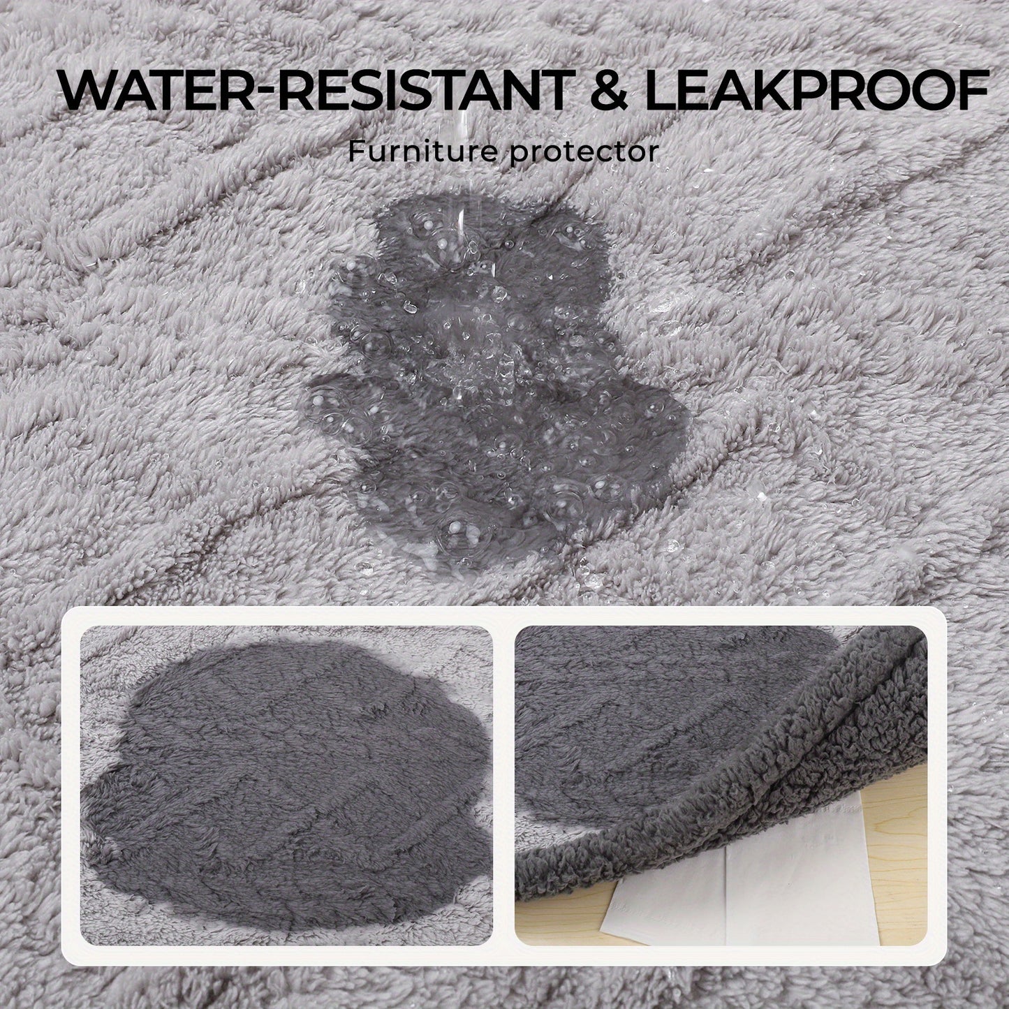 Liquid Pee Proof Pet Blanket With Reversible Sherpa Fleece - Revitalize Mind Body