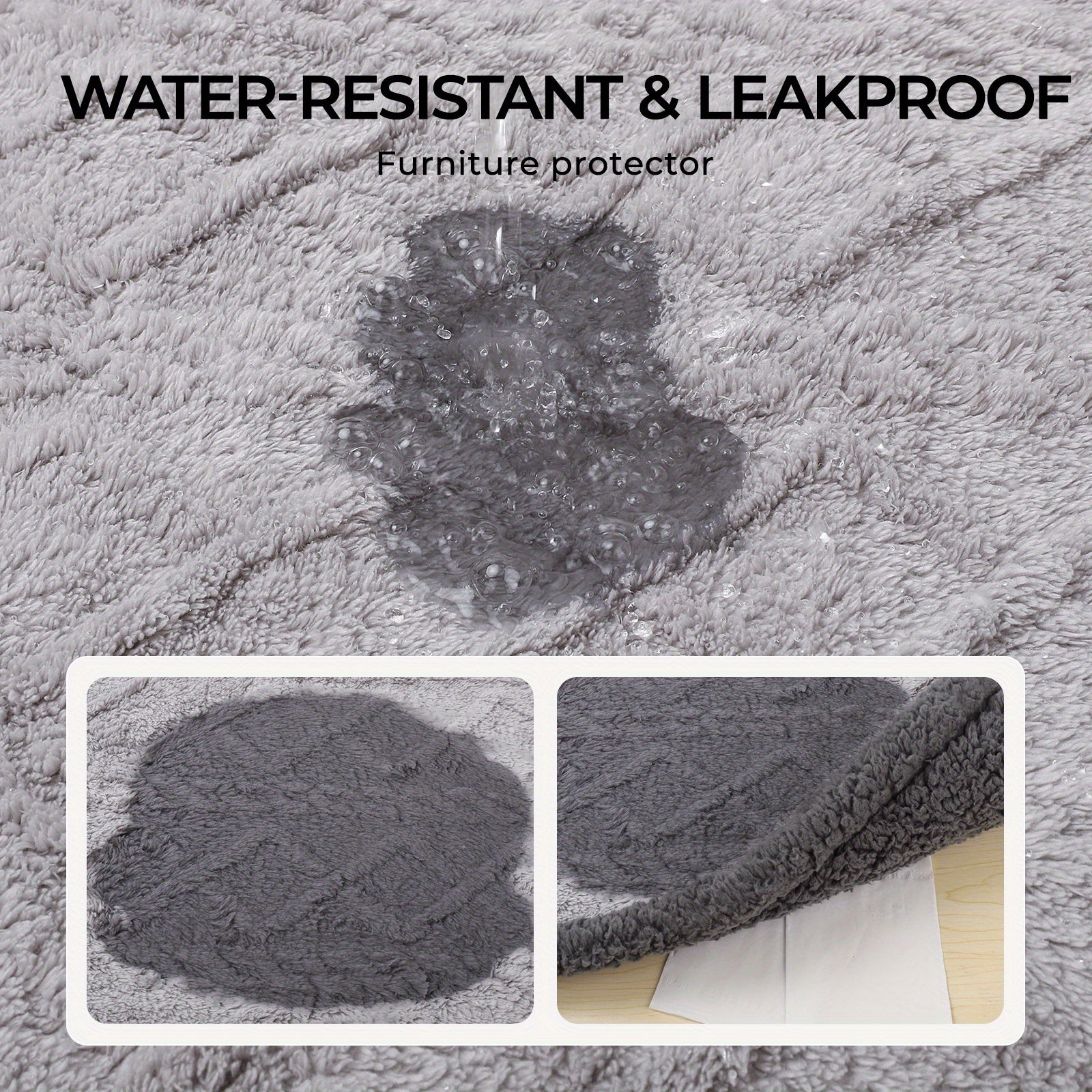 Liquid Pee Proof Pet Blanket With Reversible Sherpa Fleece - Revitalize Mind Body