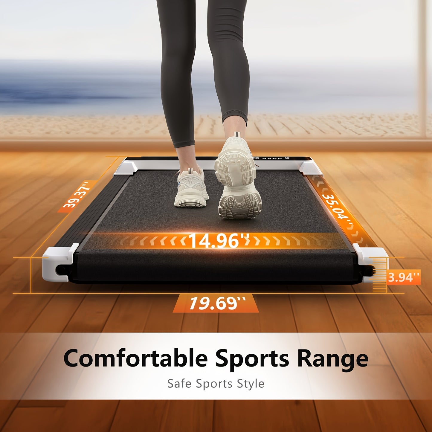 Walking Pad 4in 1 for Walking And Jogging, Under Desk Treadmill for Home Office, Portable Walking Pad Treadmill Under Desk, Desk Treadmill In LED Display, Best for Christmas, Perfect for Thanksgiving - Revitalize Mind Body