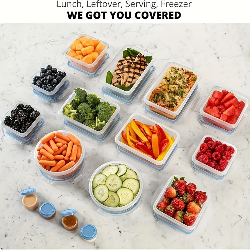 Shigeer 68 Pack Airtight Plastic Food Storage Containers