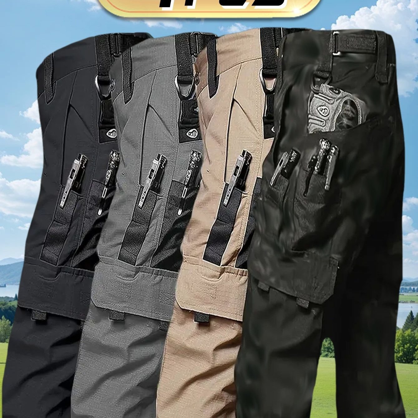 DISI Lightweight Work Pants For Men Outdoor Hiking Gear