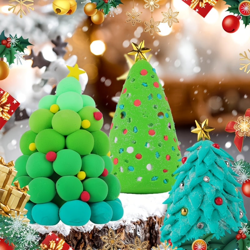 Christmas Tree DIY Craft Set Handmade Gift Box For Kids