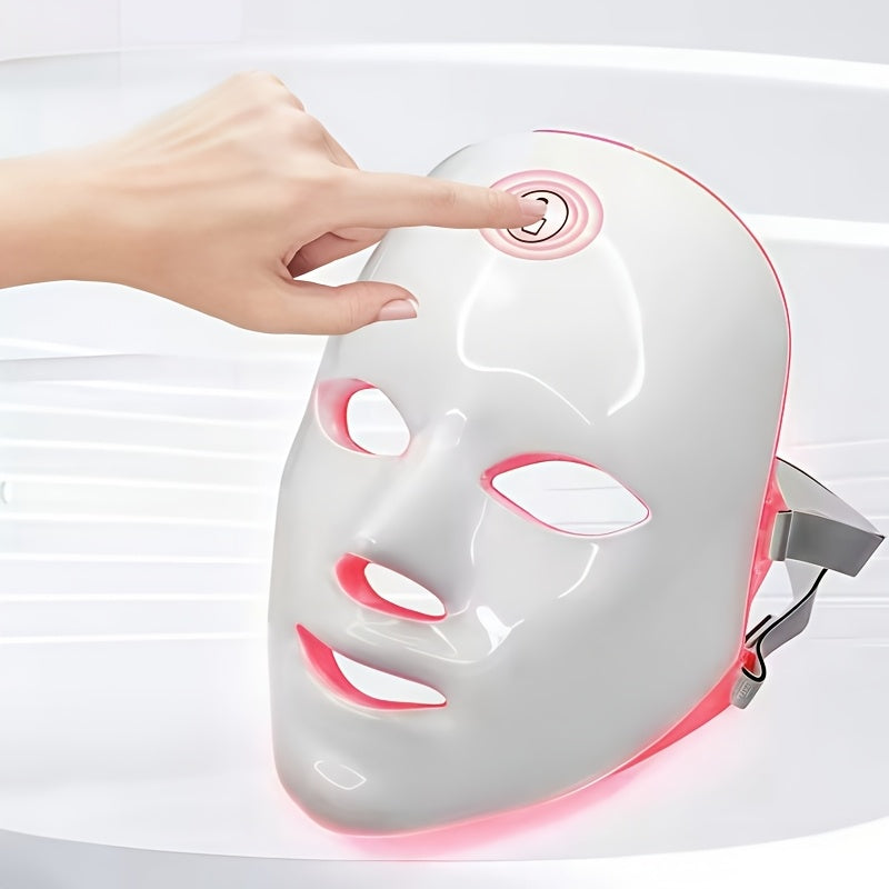 USB Powered Seven Color LED Facial Beauty Instrument For Home - Revitalize Mind Body