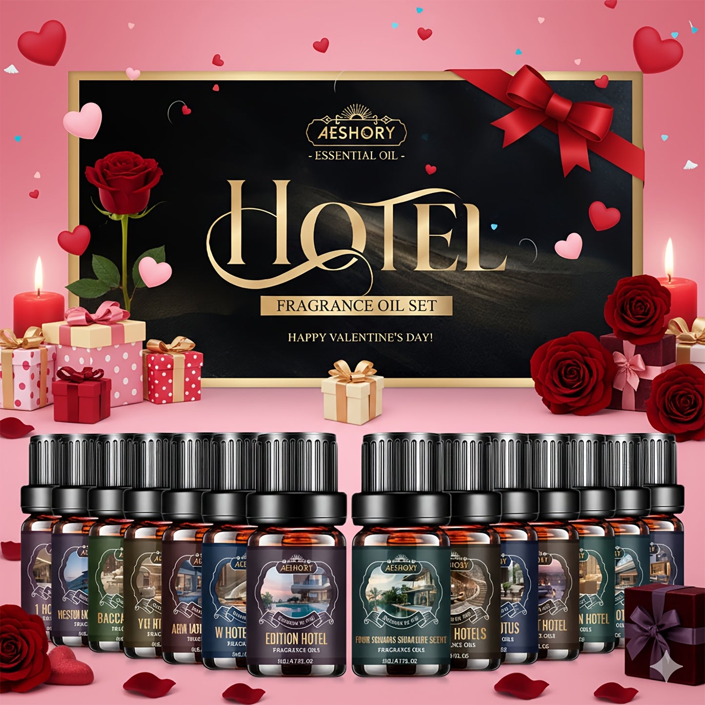 TOTATUIT Luxury Hotel Grade Essential Oil Diffuser Multi Scent Set
