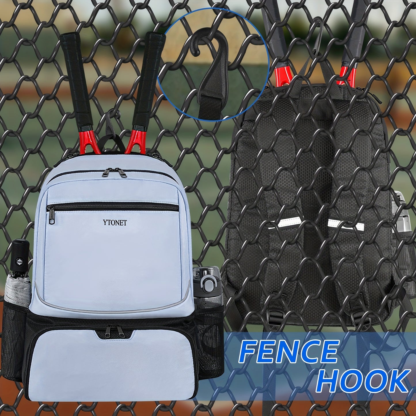 Tennis Backpack For Women And Men With Insulated Racket Pocket