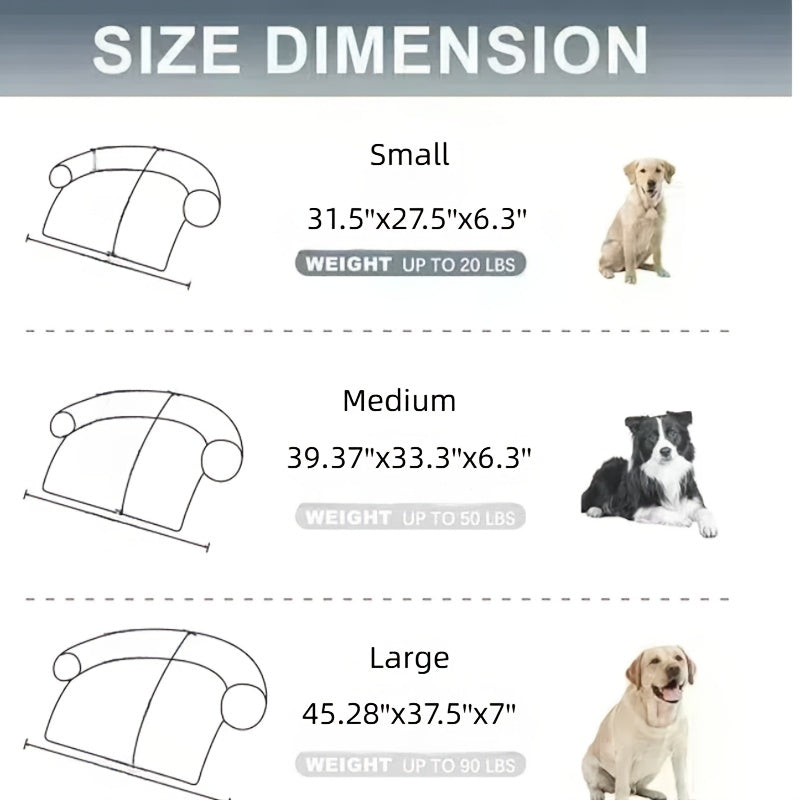 Fluffy Plush Calming Dog Bed With Washable Removable Cover