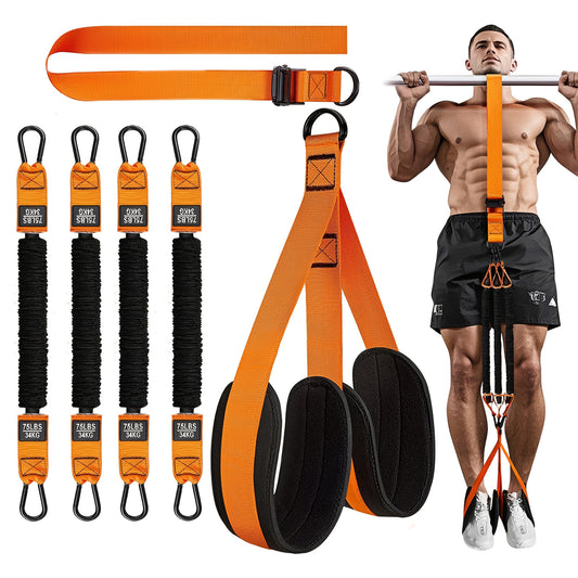 Heavy Duty Pull Up Bands 300lb Resistance Latex Gym Set