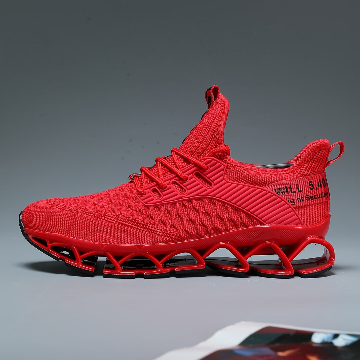Men's Casual Lace Up Running Shoes by Unbranded