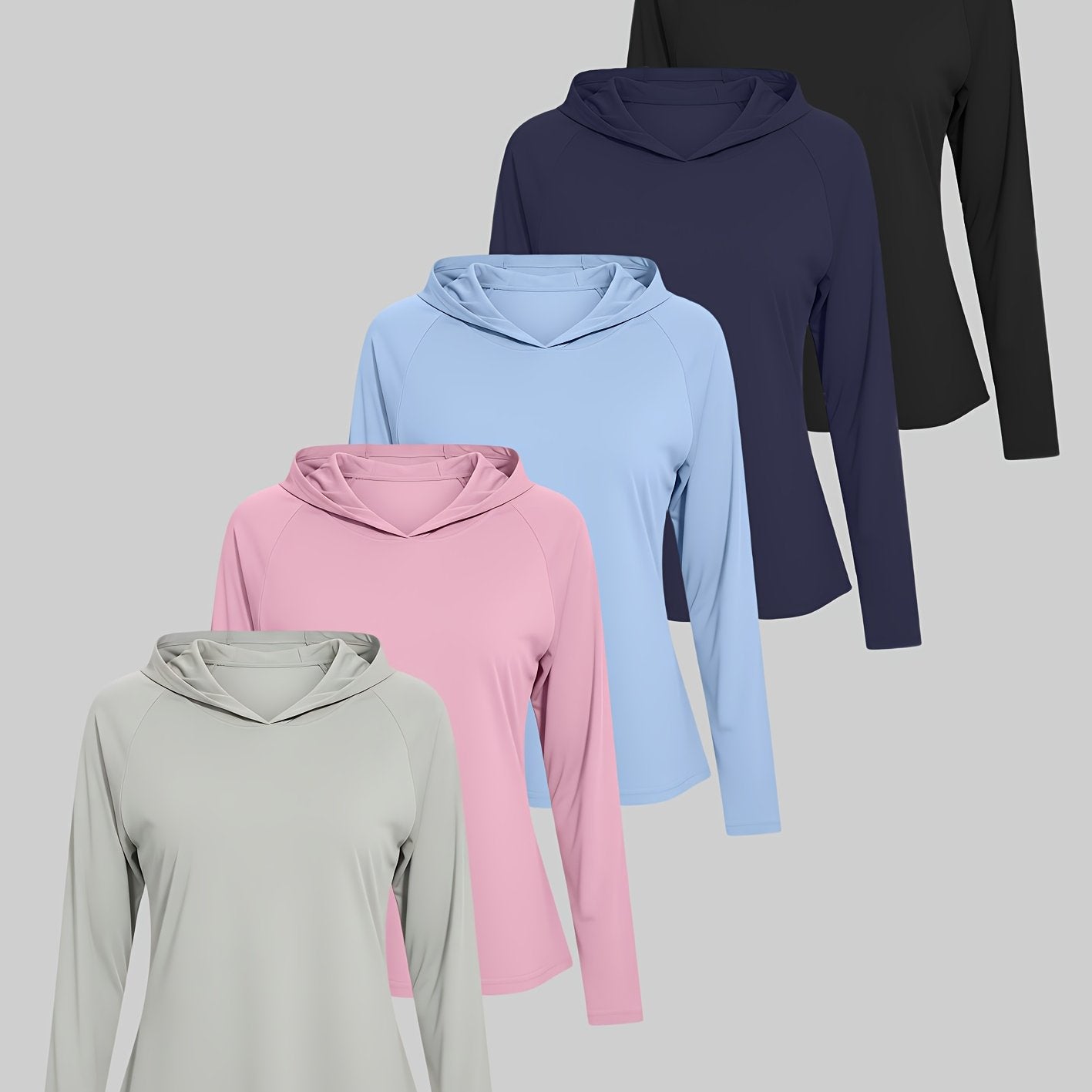 Women's Quick Dry Hoodie Set Lightweight Breathable All Season