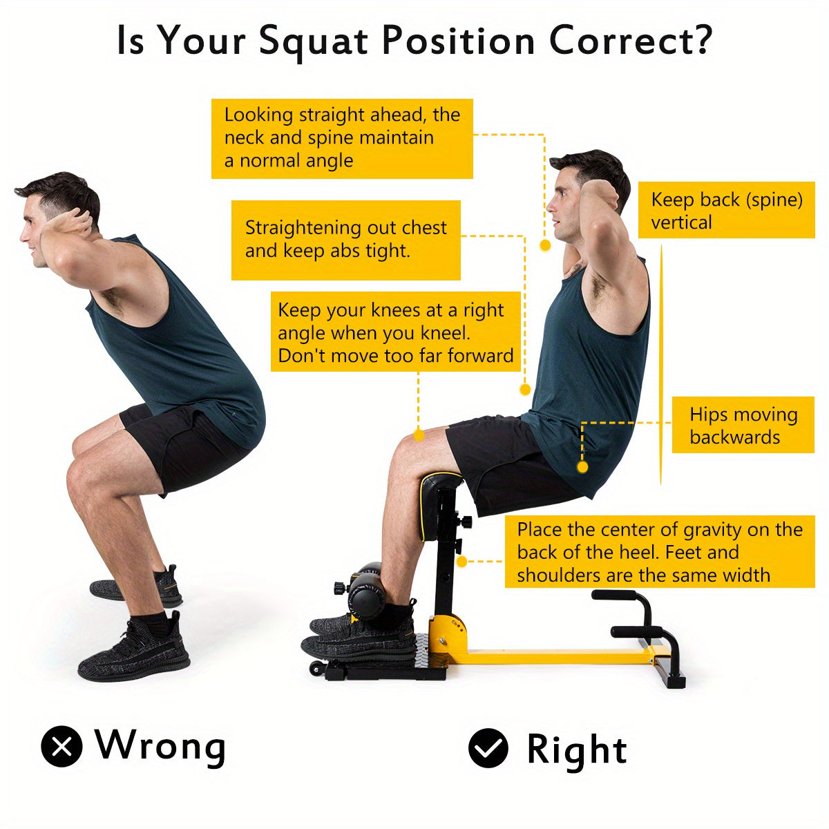 GOPLUS 8 In 1 Multifunctional Squat Machine Home Gym