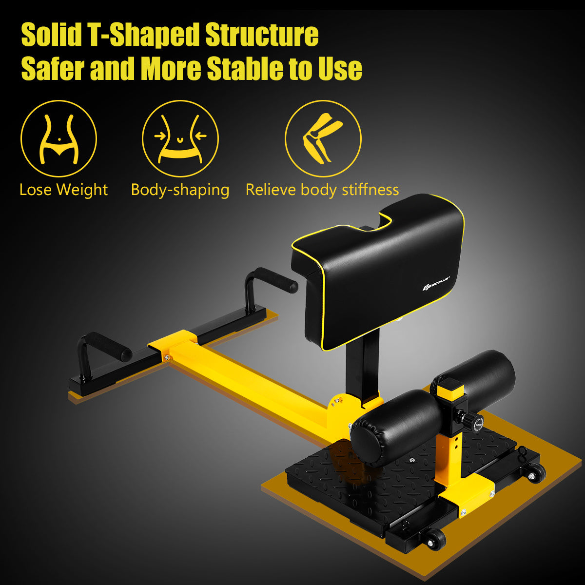 GOPLUS 8 In 1 Multifunctional Squat Machine Home Gym