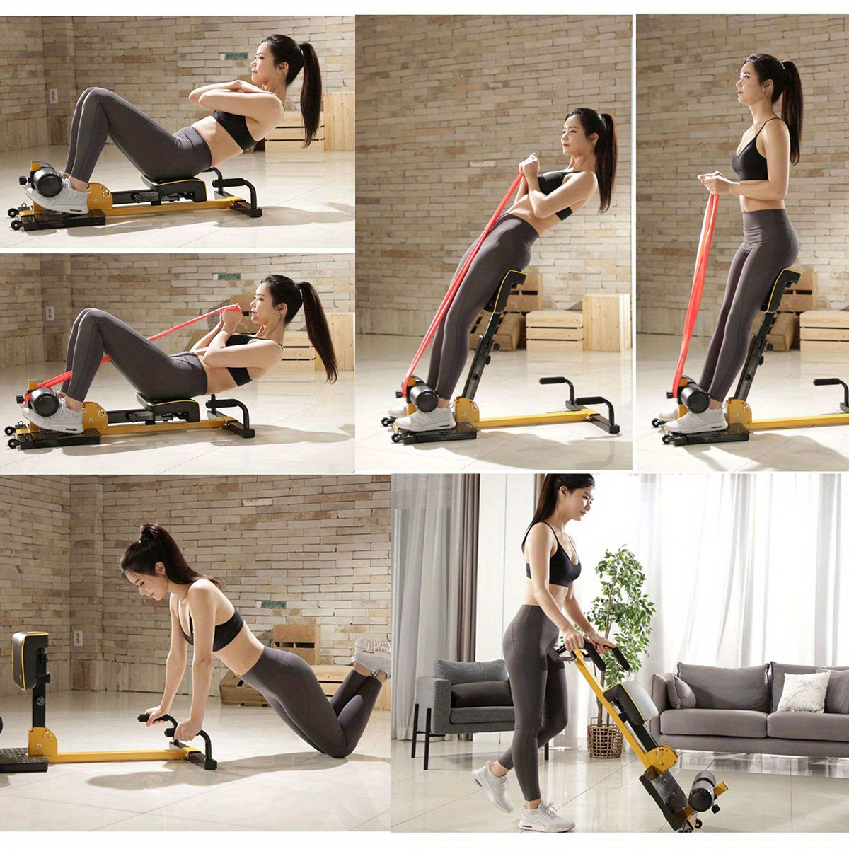 GOPLUS 8 In 1 Multifunctional Squat Machine Home Gym