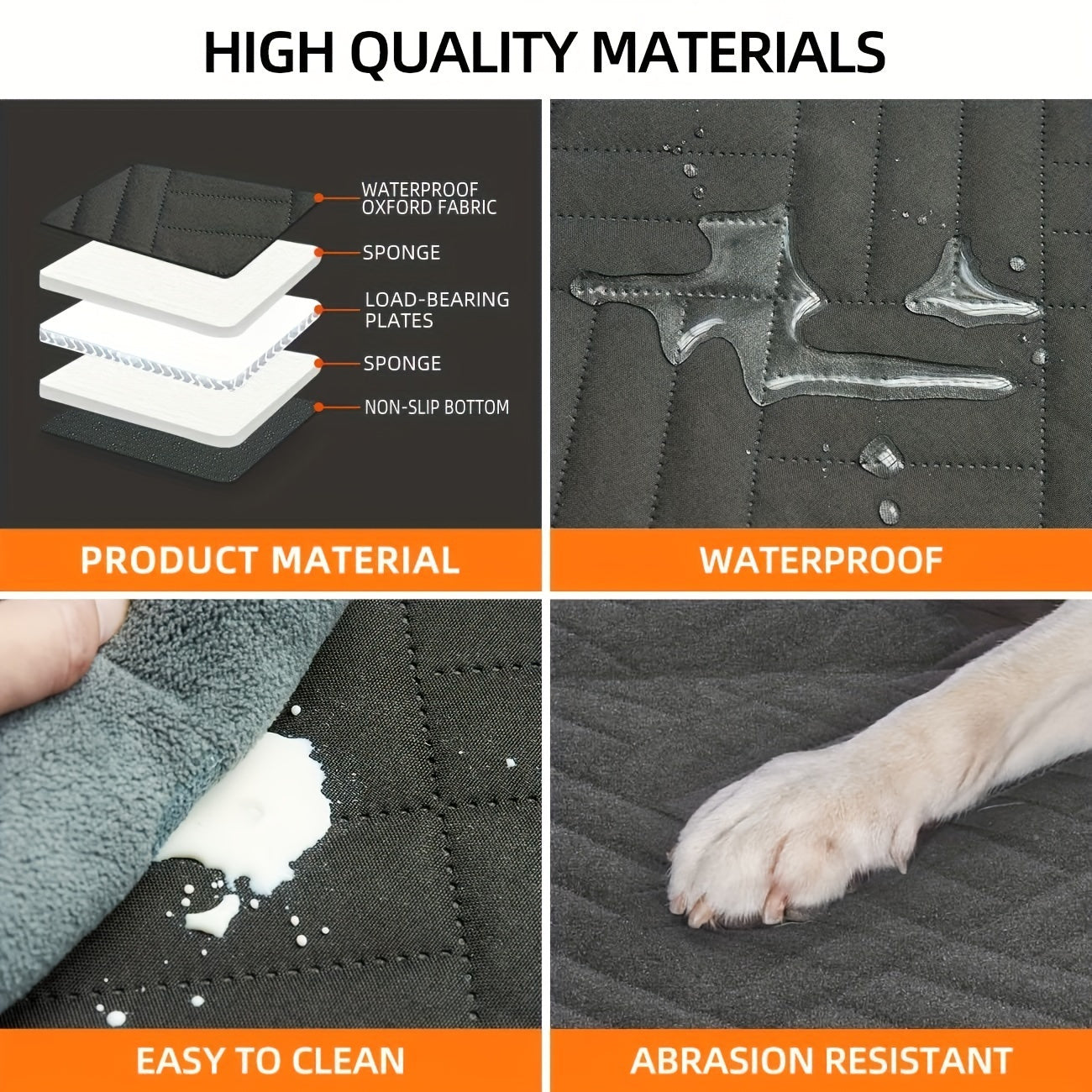 Spacious Waterproof Dog Travel Bed Mat for SUVs and Trucks - Revitalize Mind Body