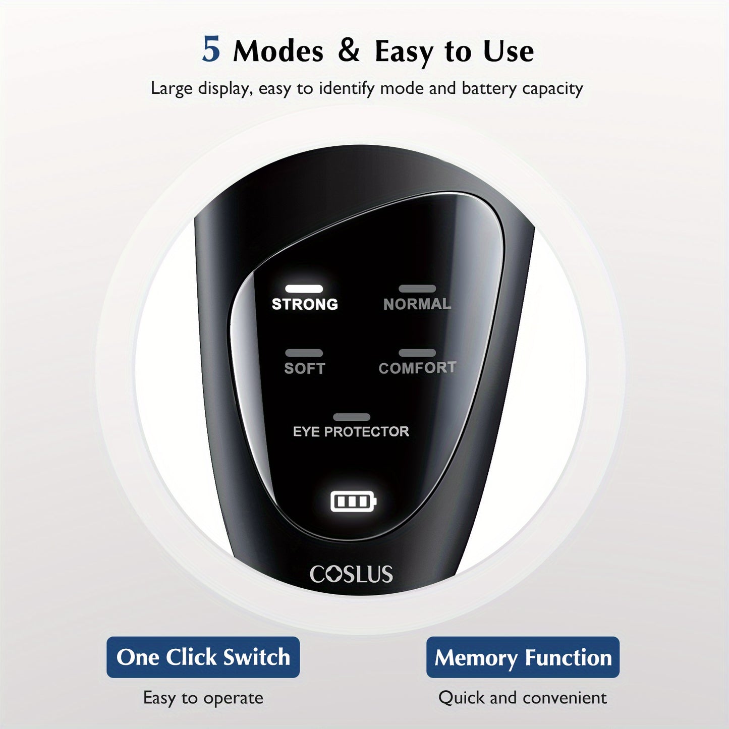 COSLUS Facial Cleansing Brush Silicone Face Scrubber