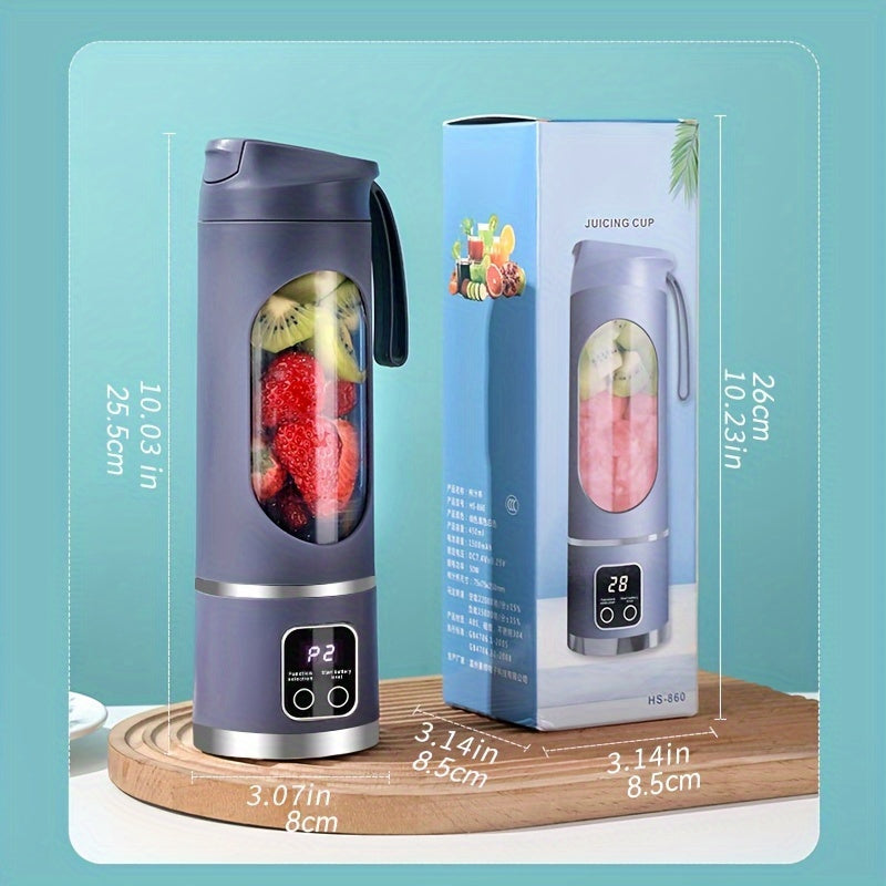Portable USB Blender And Juicer With 3 Modes Display