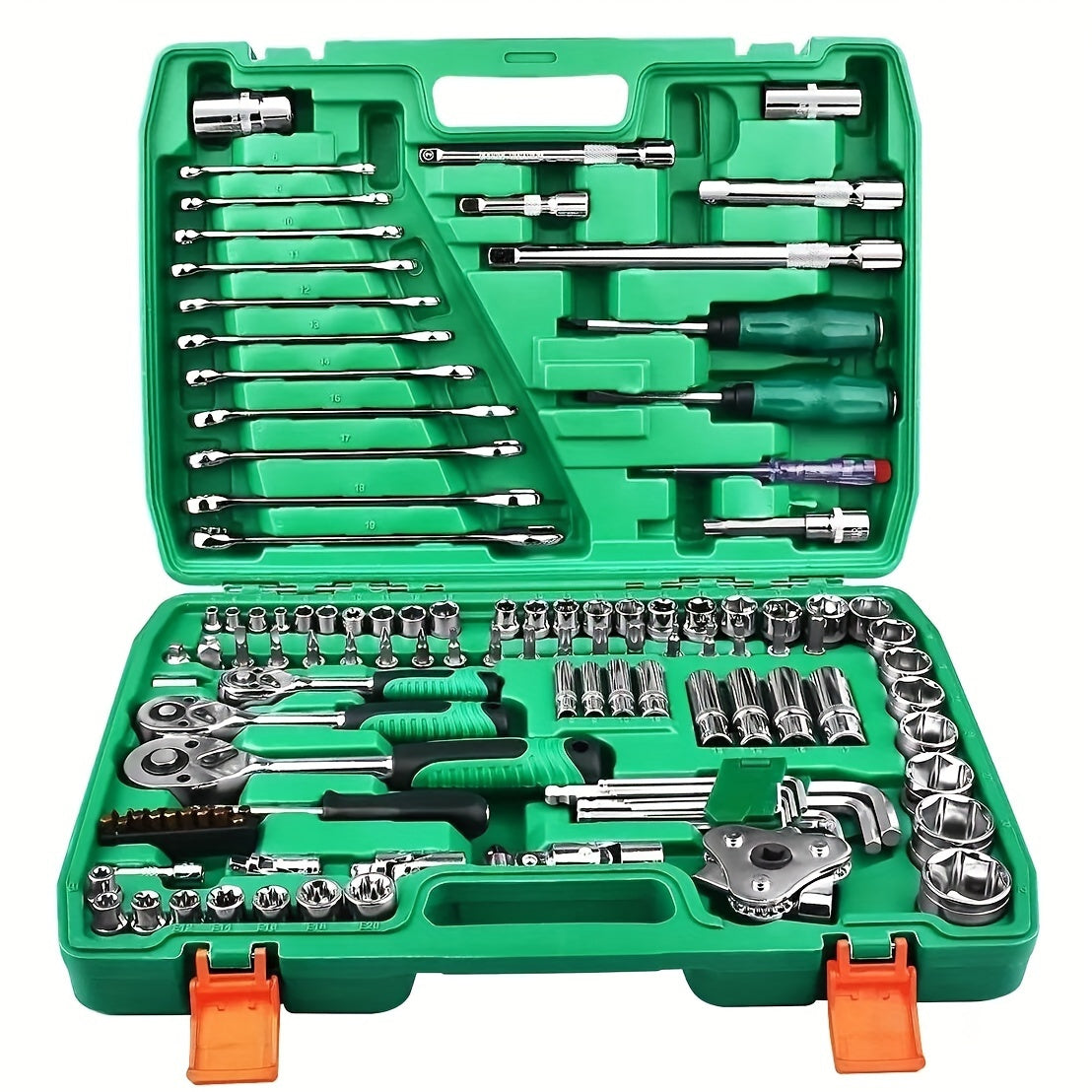 Chrome Vanadium Socket Set With Ratchet Handles And Extensions - Revitalize Mind Body