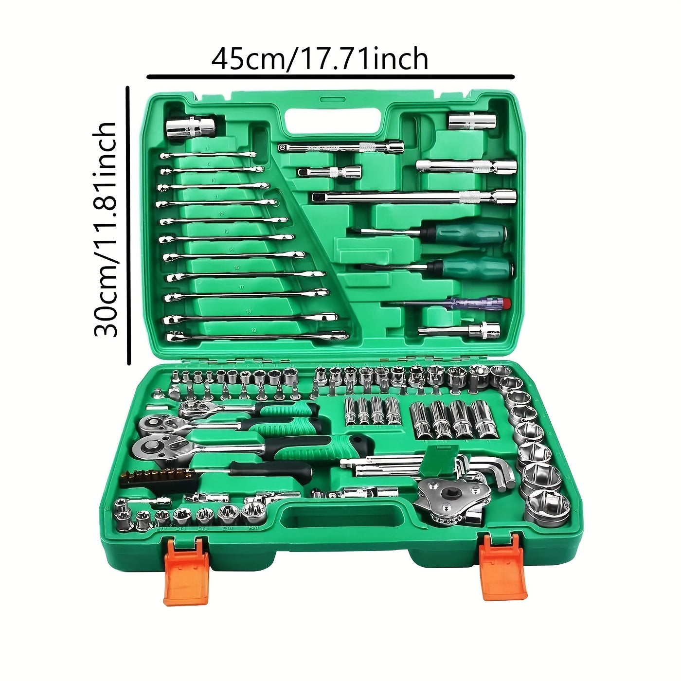 Chrome Vanadium Socket Set With Ratchet Handles And Extensions - Revitalize Mind Body