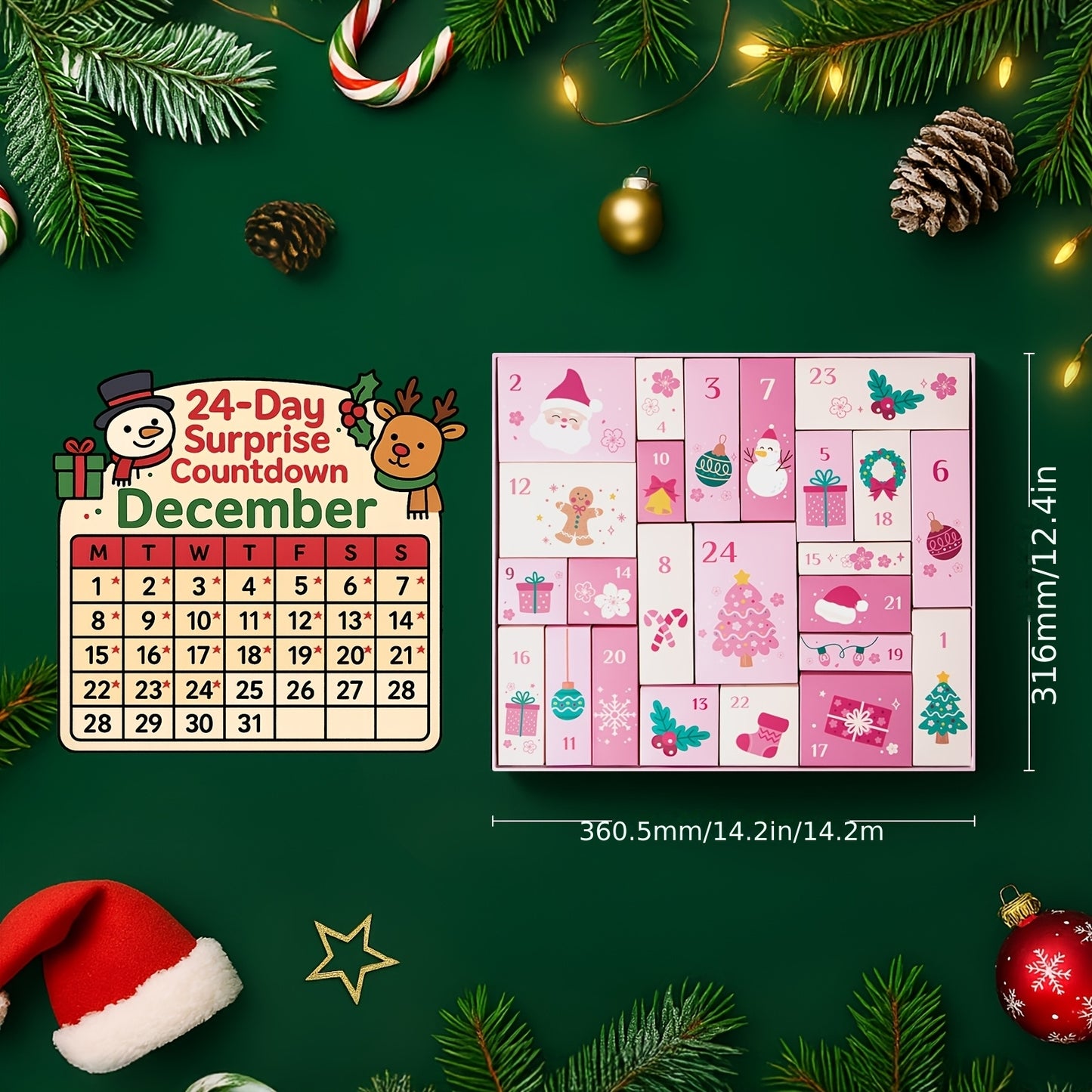 LAIKOUE Sakura Radiance Skincare Advent Calendar Gift Set
