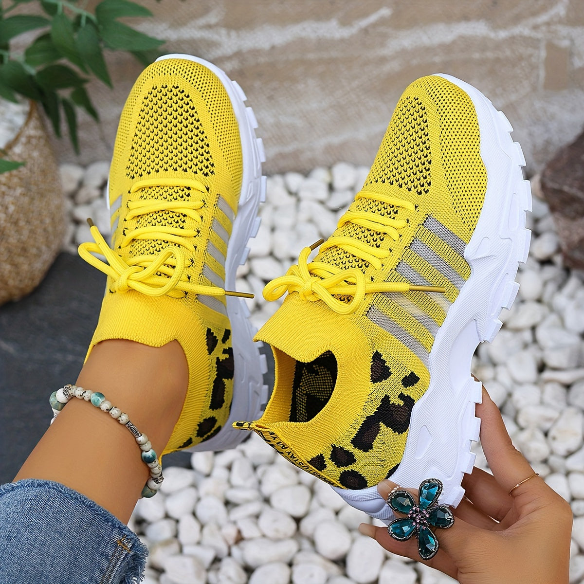 Women's Breathable Mesh Sports Shoes by Lightweight Brand
