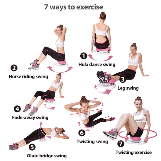 Ab Twist Machine,Body Shaping Machine for Home Gym,Buttocks Training machine,butt lift machine, hip trainer, buttock lifting massage for Women - Revitalize Mind Body