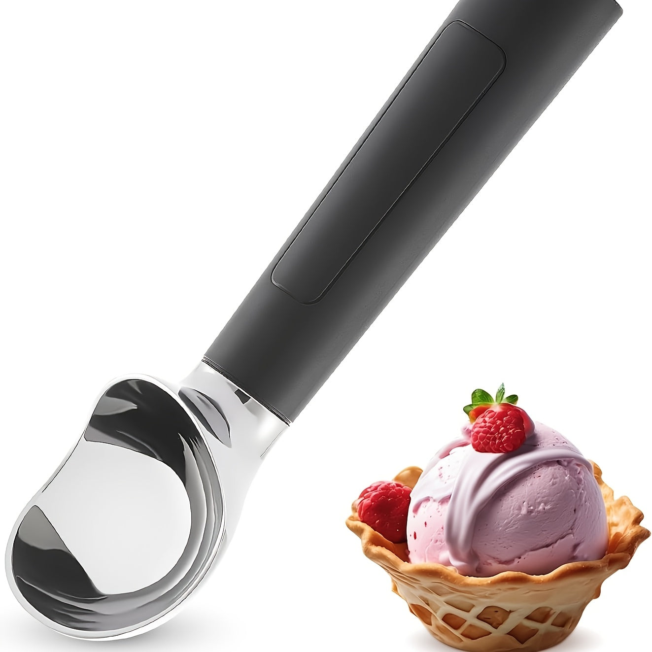 Handheld Electric Heated Ice Cream Scoop With Rechargeable Battery - Revitalize Mind Body