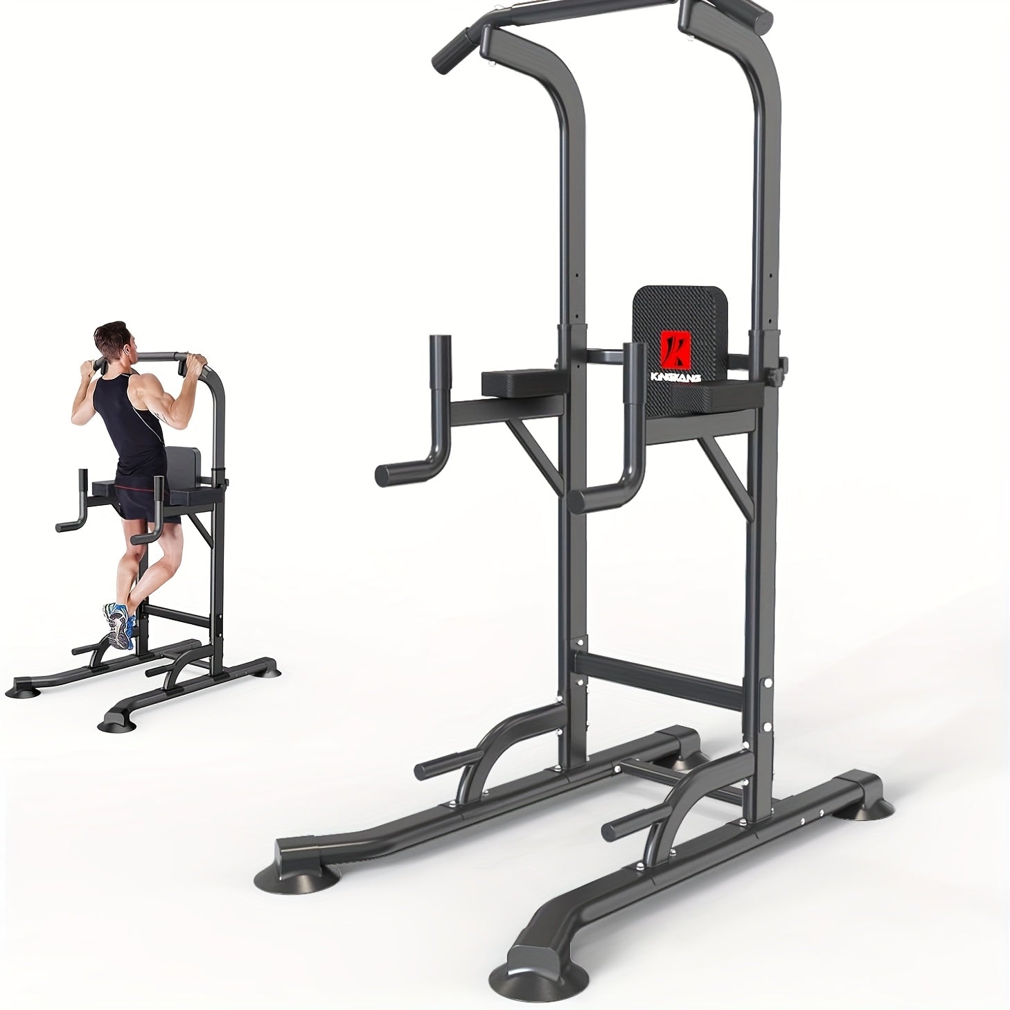Wall Mount Multigym Station With Dip And Push Up Bars - Revitalize Mind Body