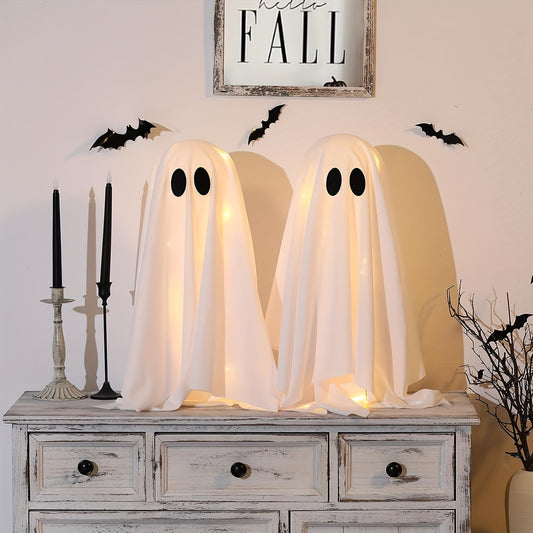CYSKXYI Light Up Halloween Ghosts Decoration Set of 2