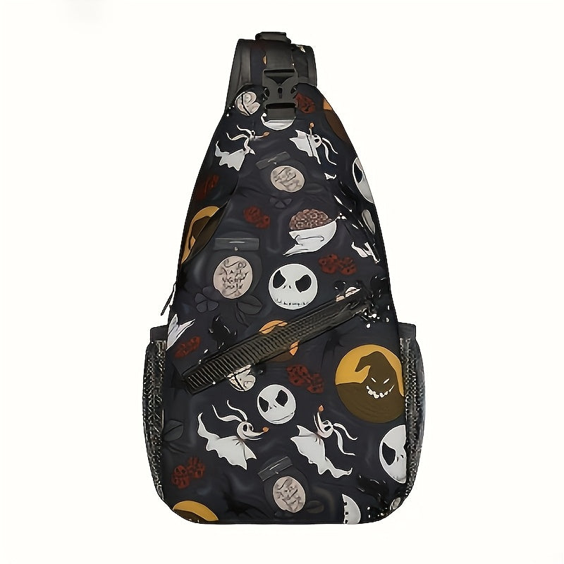 Nightmare Before Christmas Nylon Messenger Bag Large Capacity Anime Theme