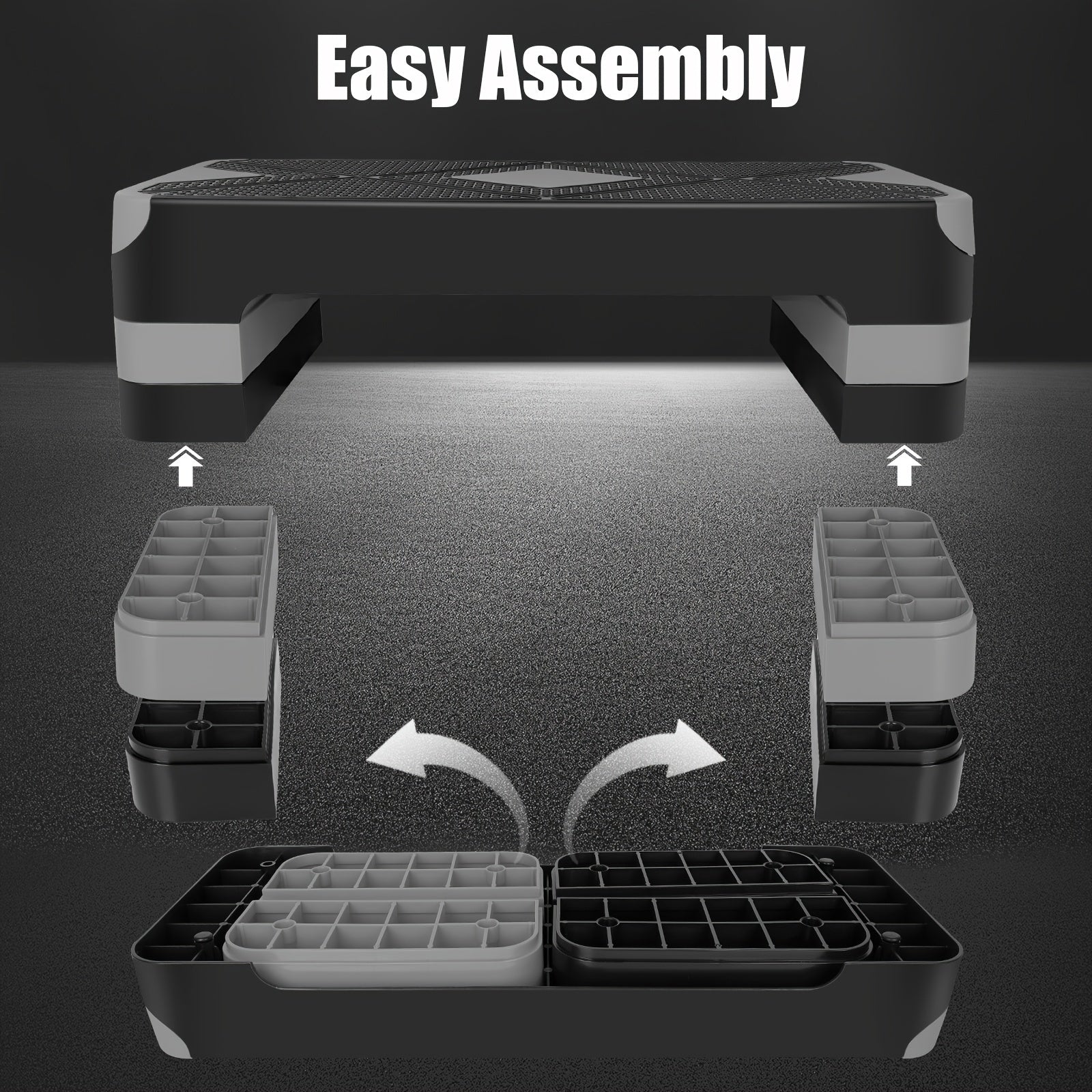 Adjustable Aerobic Stepper Platform for Home Workouts and Fitness Enthusiasts - Revitalize Mind Body