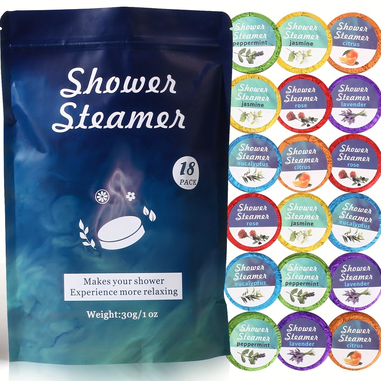 VZTIE Spa Shower Steamers Gift Set With Essential Oils