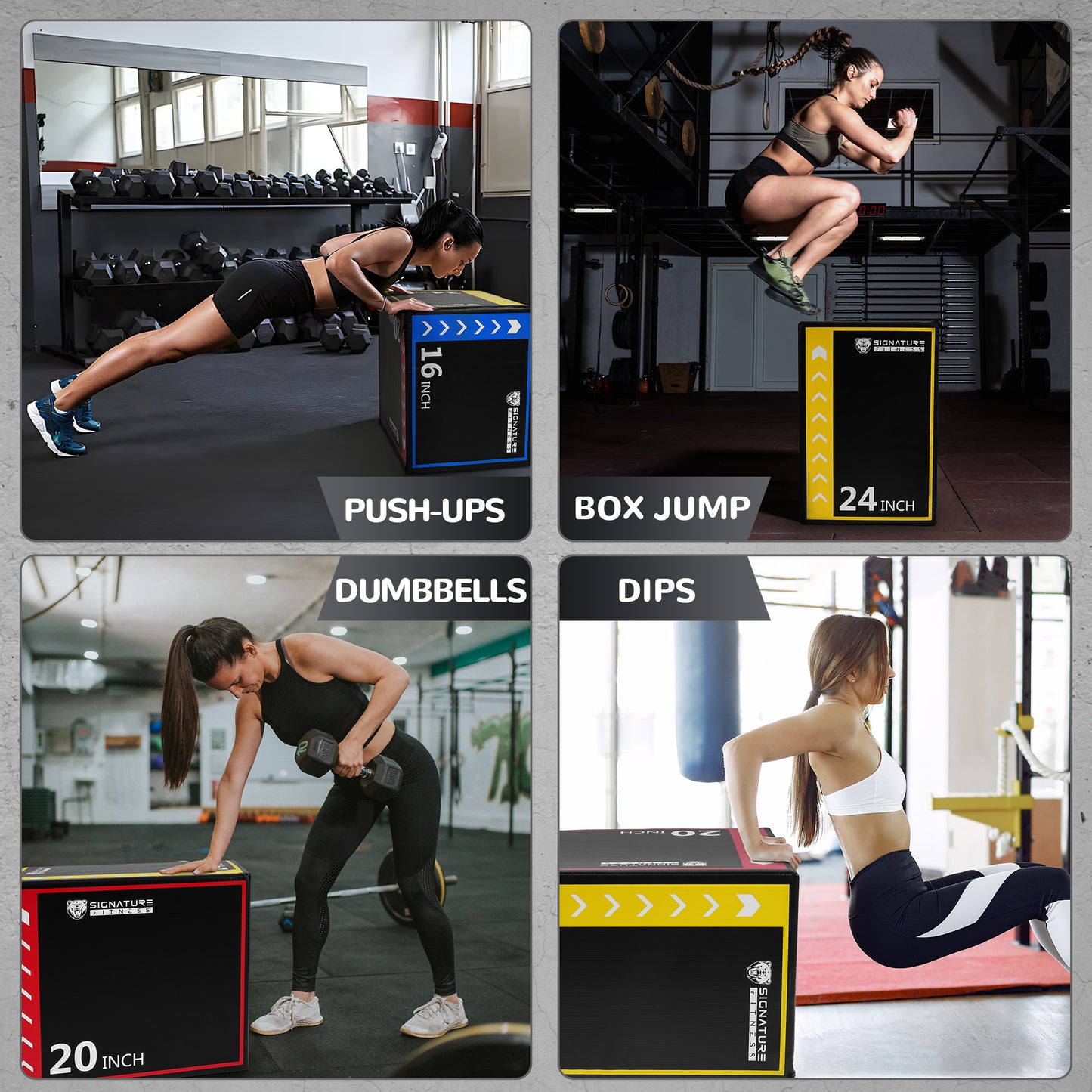 BalanceFrom 3 In 1 Rotatable Plyometric Box Jump Trainer