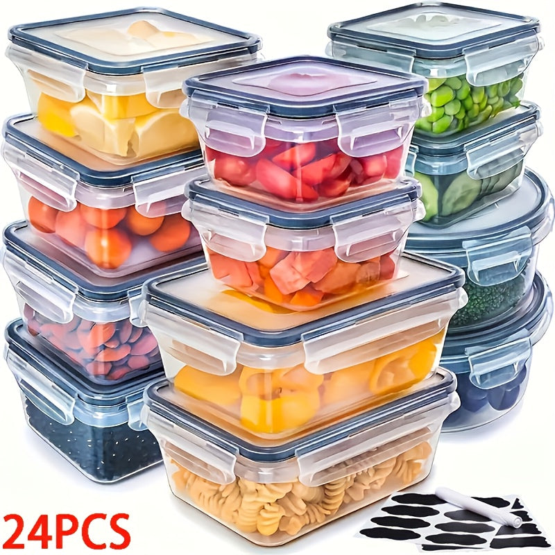 STABLO 48pc Food Storage Containers Set With Airtight Lids