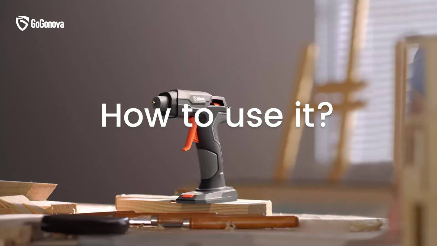 Gogonova USB Rechargeable Glue Gun With 25 Sticks Ideal Gift