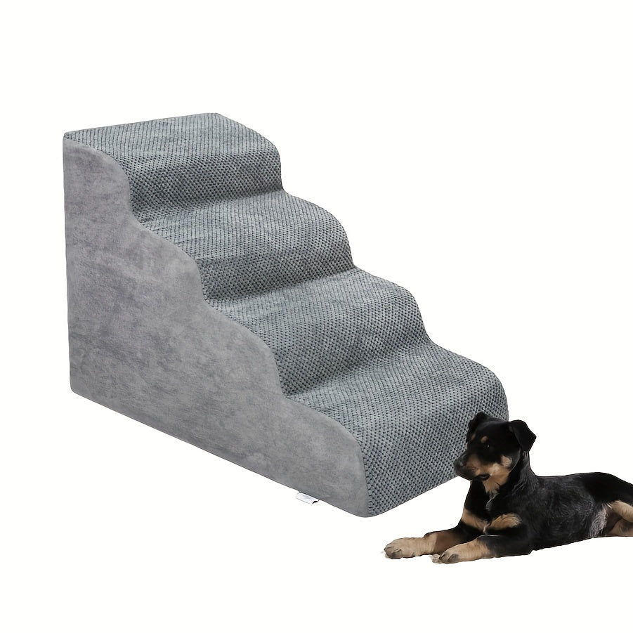 NIUBYA Premier Wide Dog Stairs with Non Slip Bottom