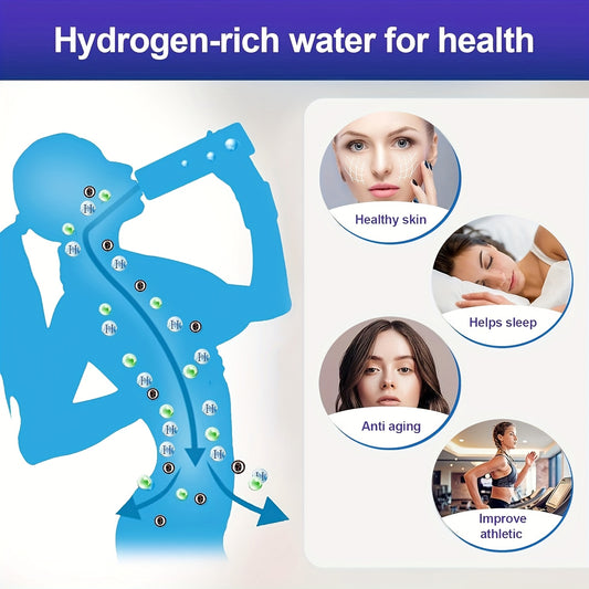 QOOSEA Hydrogen Water Bottle Generator PEM Electrolysis