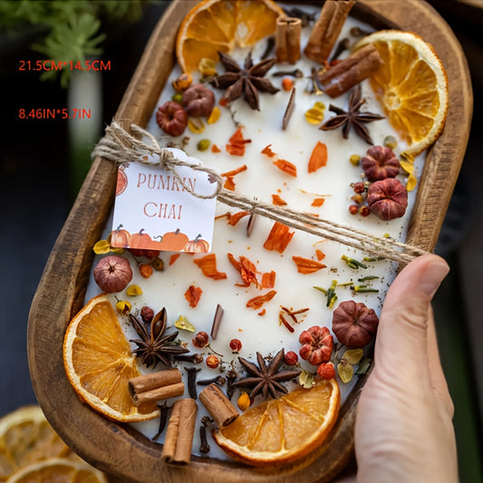 Elegant Soy Wax Candle In Boat Shaped Container Luxury