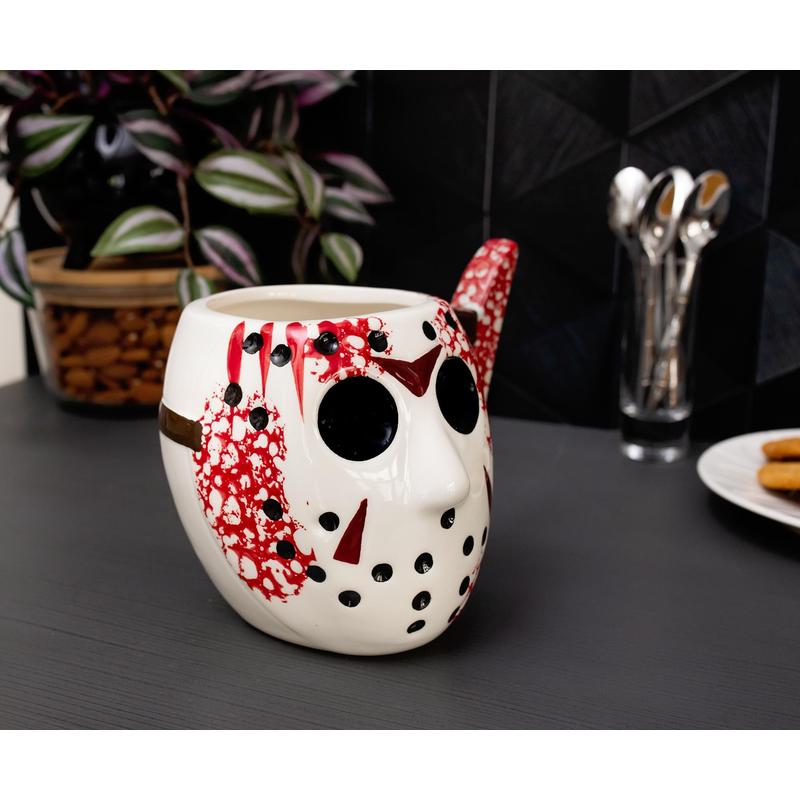 Silver Buffalo Jason Voorhees Mug 3D Sculpted Ceramic Coffee Cup