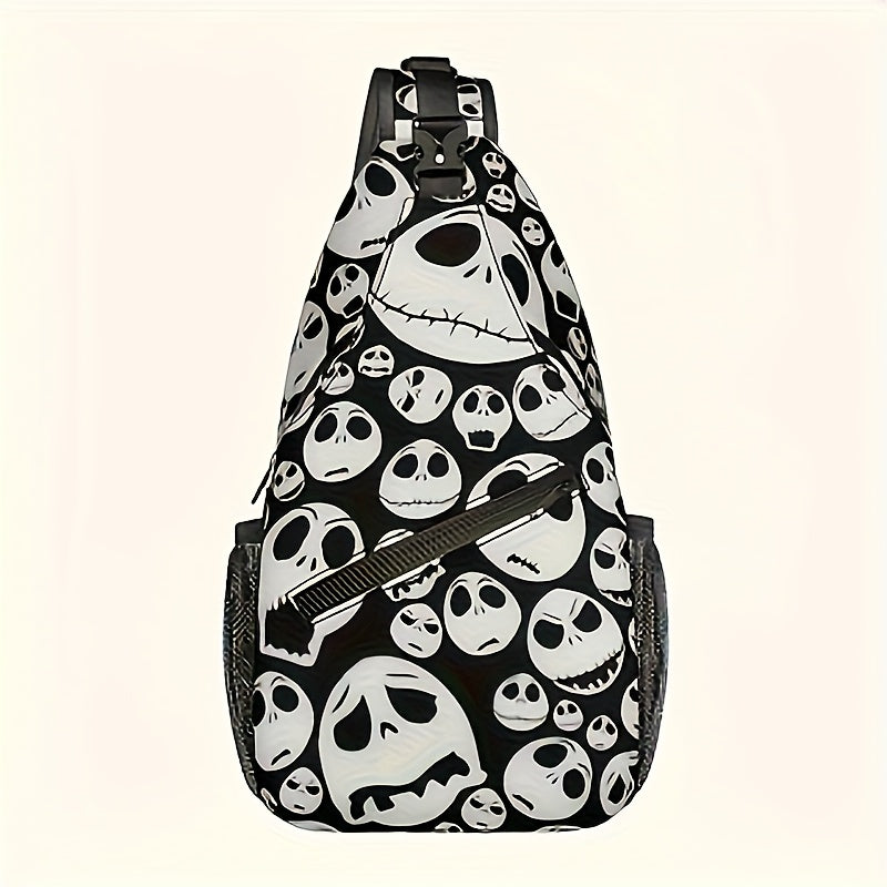 Nightmare Before Christmas Nylon Messenger Bag Large Capacity Anime Theme
