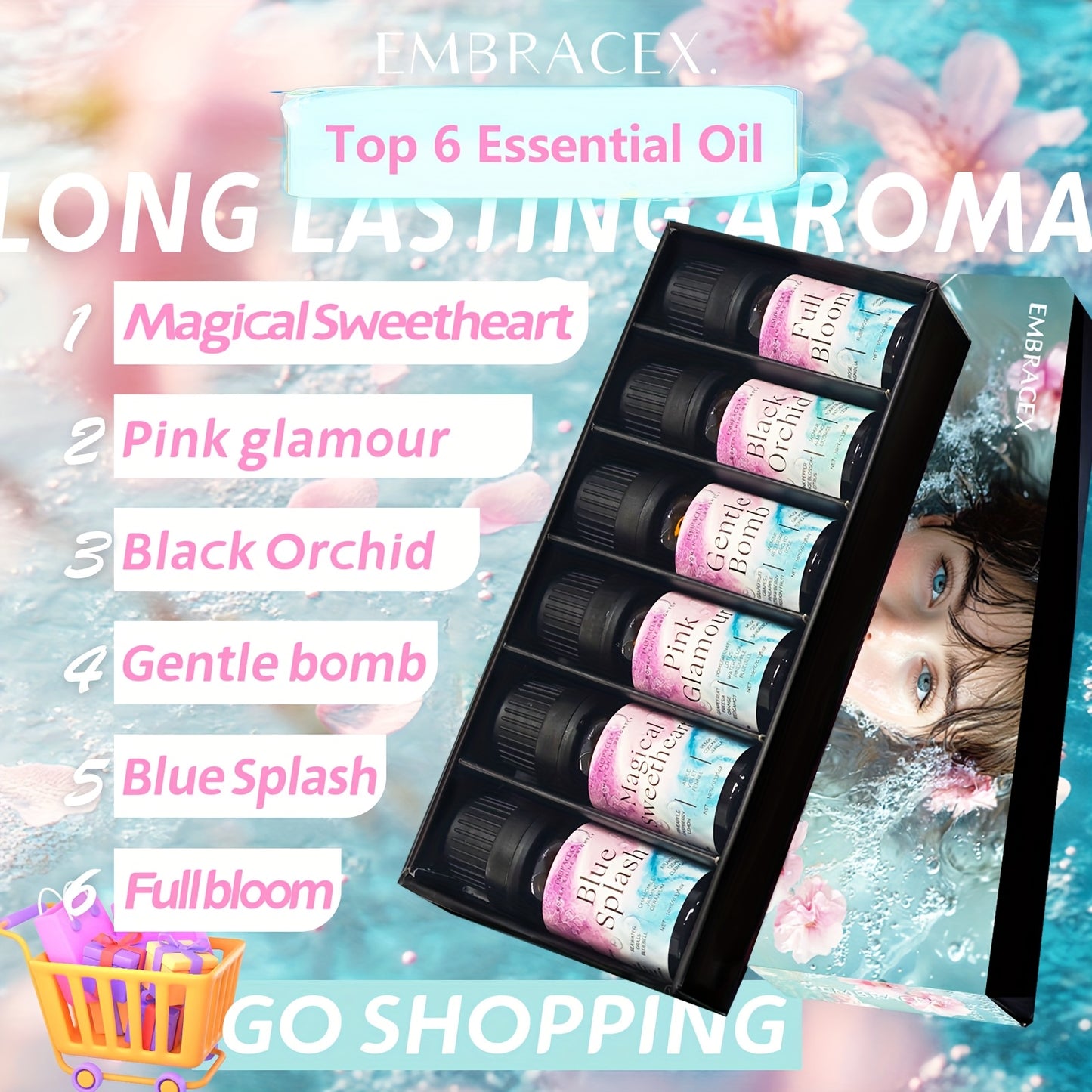 Embrace Essential Oil Gift Box Set for Women