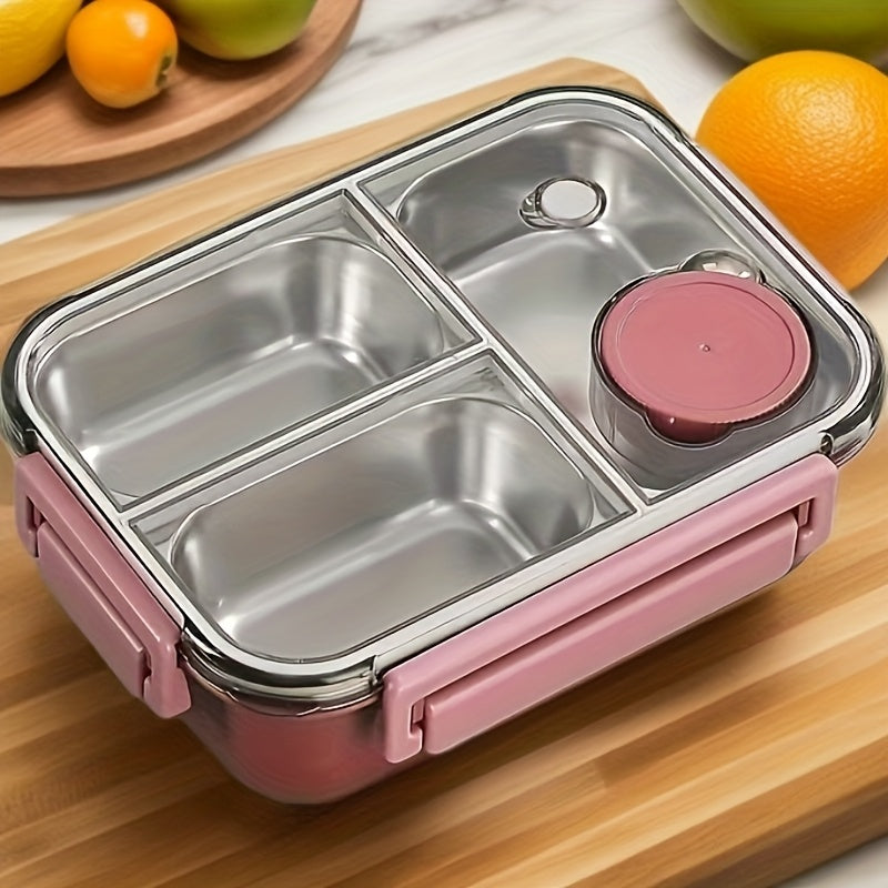 Leak-Proof 3-Layer Bento Box Set With Lid Tableware Microwave Safe - Revitalize Mind Body